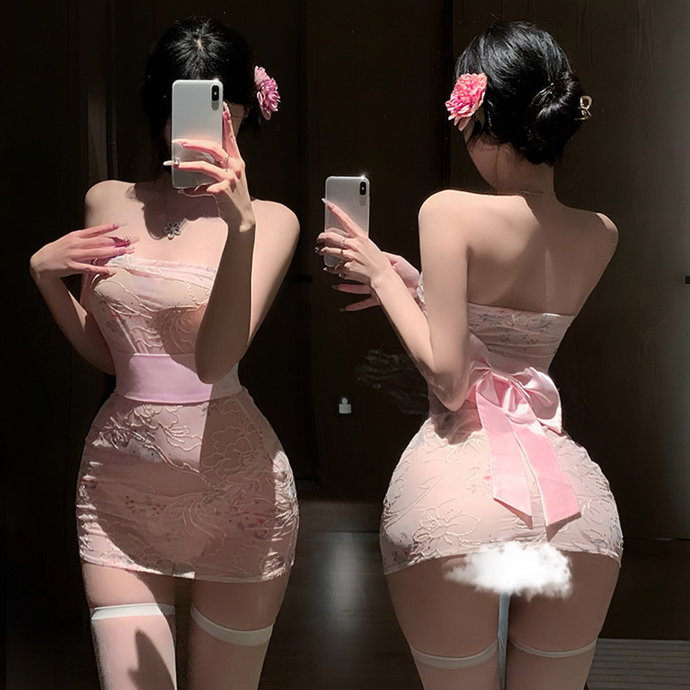 性感和服角色扮演服 刺繡印花性感睡衣包臀...