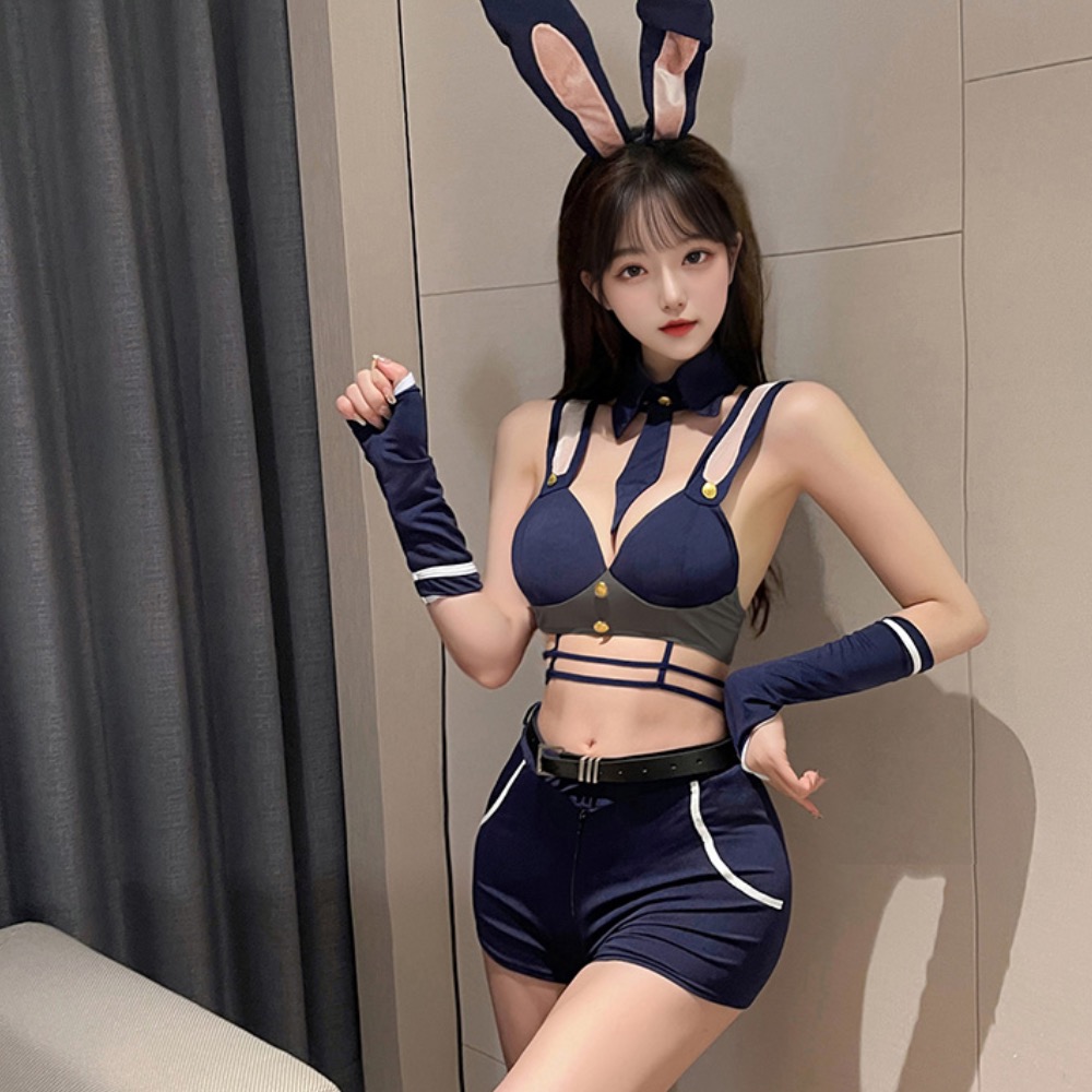 兔女郎情趣女教官服 開襠情趣兔女裝性感女...